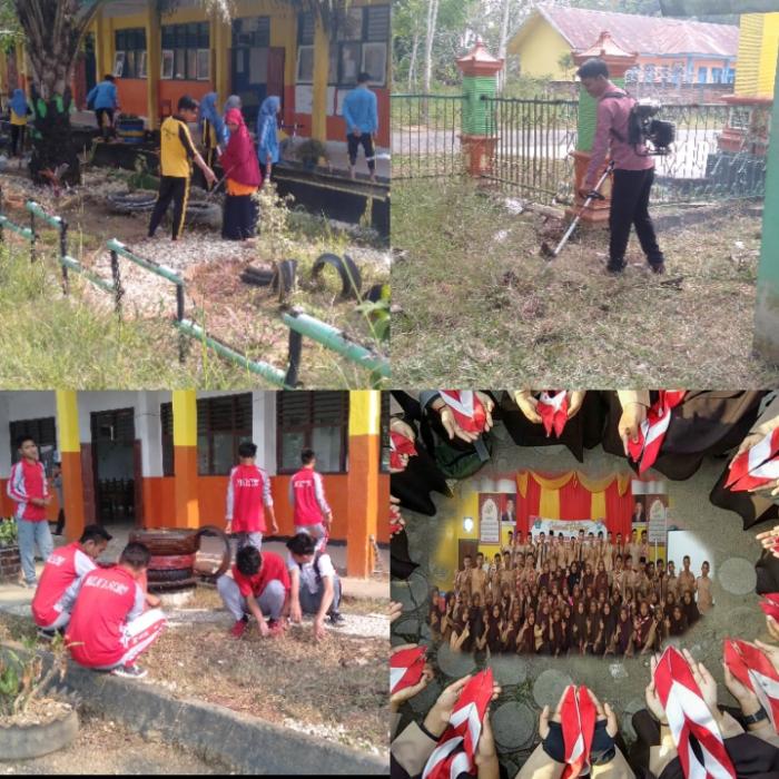 MAN 1 TEBO GOTONG ROYONG, WAKA. BID. KESISWAAN DAN SECURITY TURUN TANGAN.