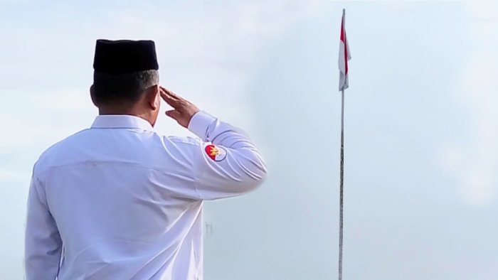 Kehormatan Upacara Bendera Merah Putih, Meluap Penuh Rasa Kebanggaan