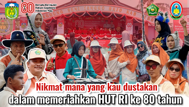 GITA NADA Drumband MAN 1 Tebo Semarakan Pawai Karnaval HUT ke-80 RI