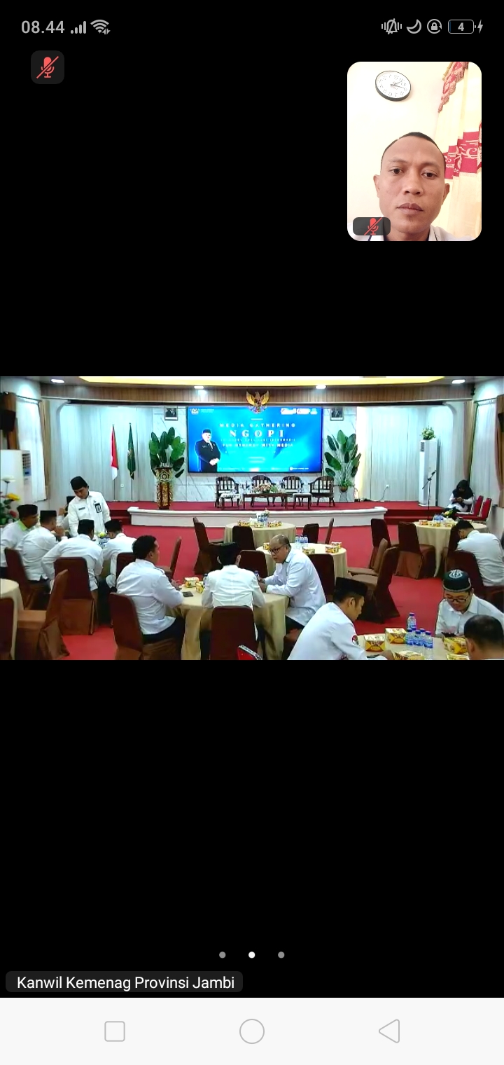 Ngopi Bareng Bersama Bapak Kanwil dan wartawan Senior