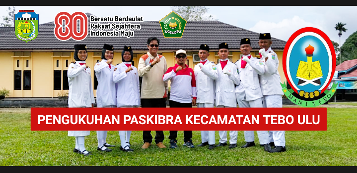 7 SISWA MAN 1 TEBO DI KUKUHKAN SEBAGAI PASKIBRA KECAMATAN TEBO ULU