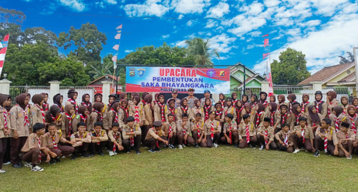 25 Siswa MAN 1 Tebo Lulus Pengukuhan Saka Bhayangkara