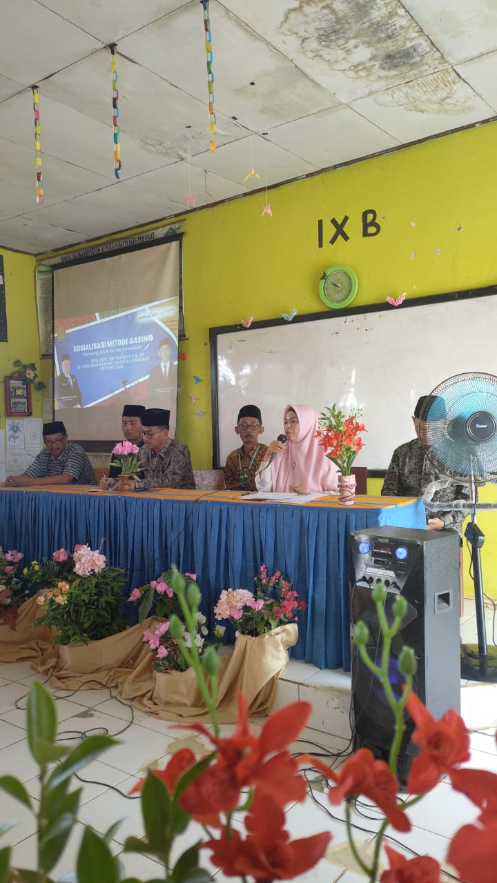 SOSIALISASI MOTODE GASING GURU MATEMATIKA TINGKAT MTS DAN MA