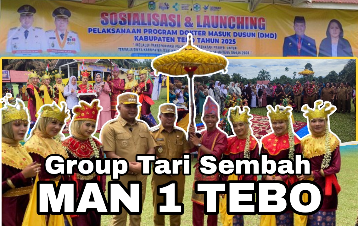 Group Tari Sembah MAN 1 Tebo Dipercaya Tampil di Acara 