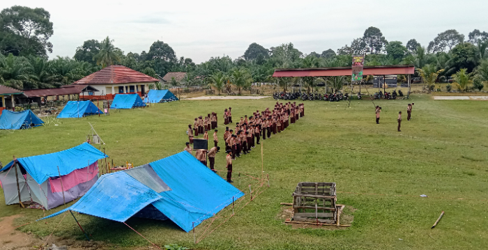 Pramuka MAN 1 Tebo Gelar Penerimaan Tamu Ambalan (PTA) Siapkan Generasi Penegak Baru