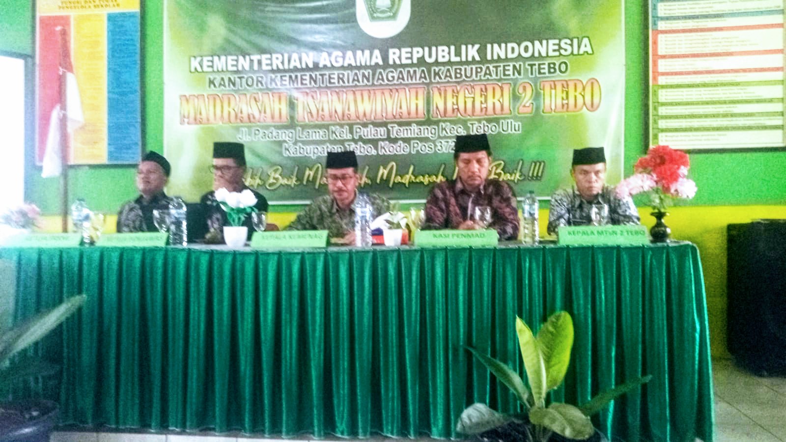 Kemenag Tebo Hadiri Rapat RAKOR FORUM KOMUNIKASI KEPALA MADRASAH KABUPATEN TEBO di MTsN 2 Tebo, Perkuat Sinergi Pendidikan Madrasah.