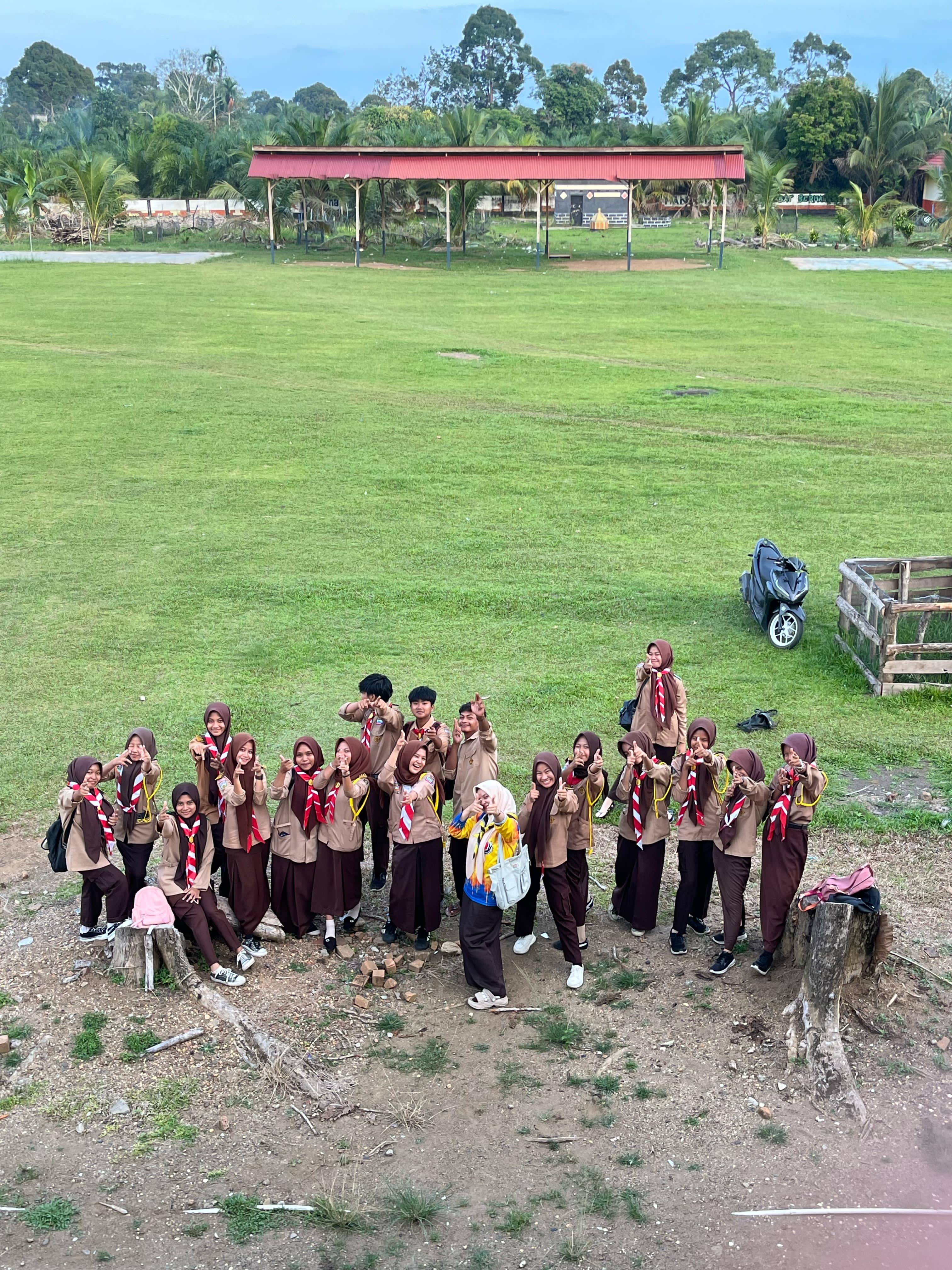 Latihan rutinan pramuka
