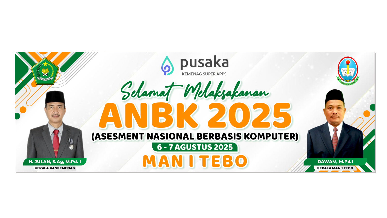 MAN 1 Tebo Mulai Pelaksanaan ANBK 2025 dengan Pendamping Tim Khusus