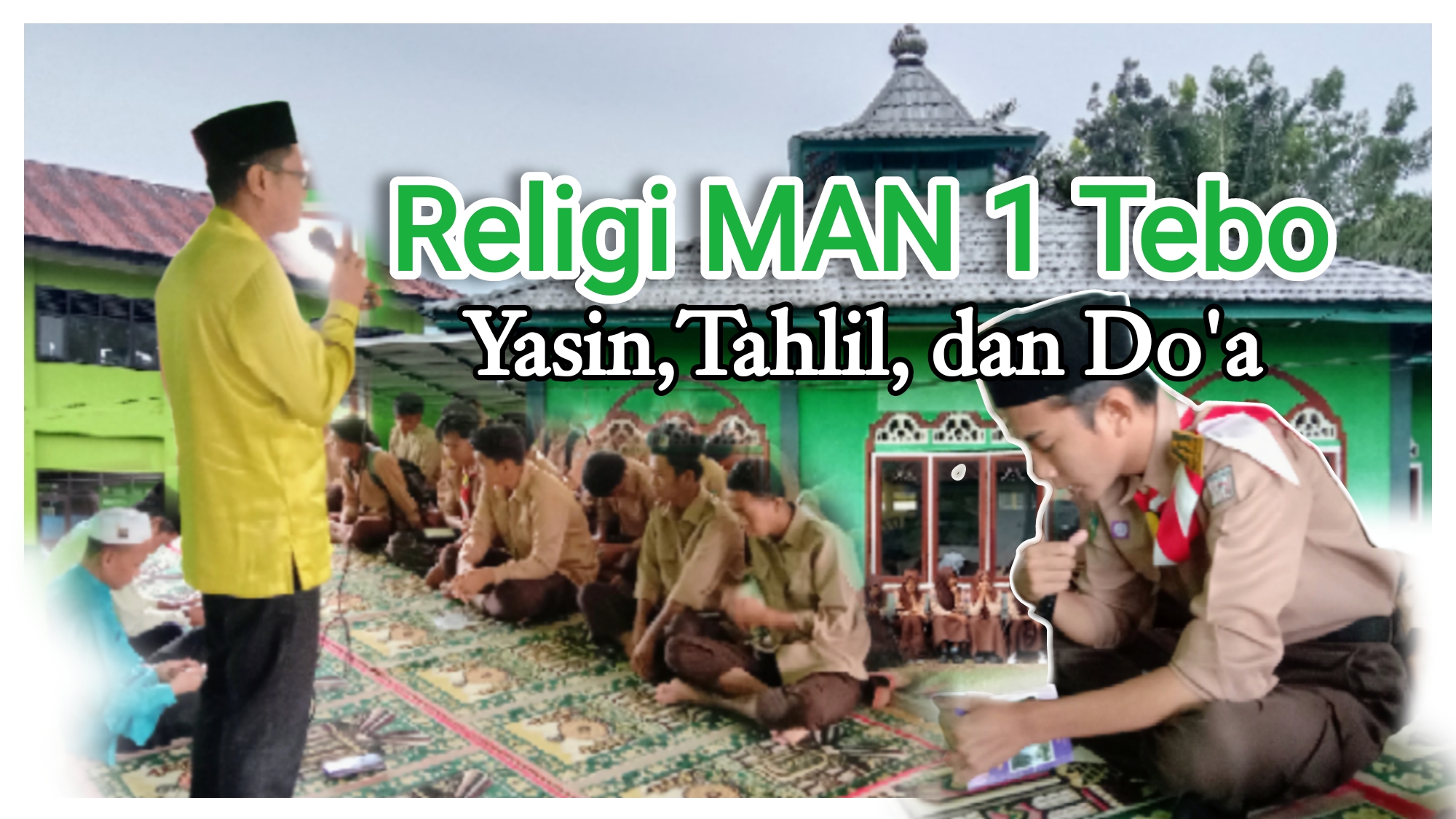 MAN 1 TEBO Gelar Jum'at Pagi Penuh Berkah: Siswa-Siswi Lantunkan Yasin, Tahlil, dan Do'a Bersama
